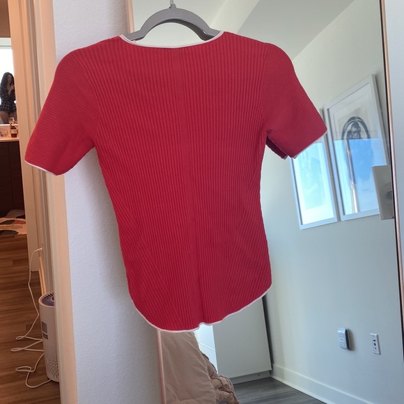 Rag & bone pink knit shirt small - Picture 4 of 7